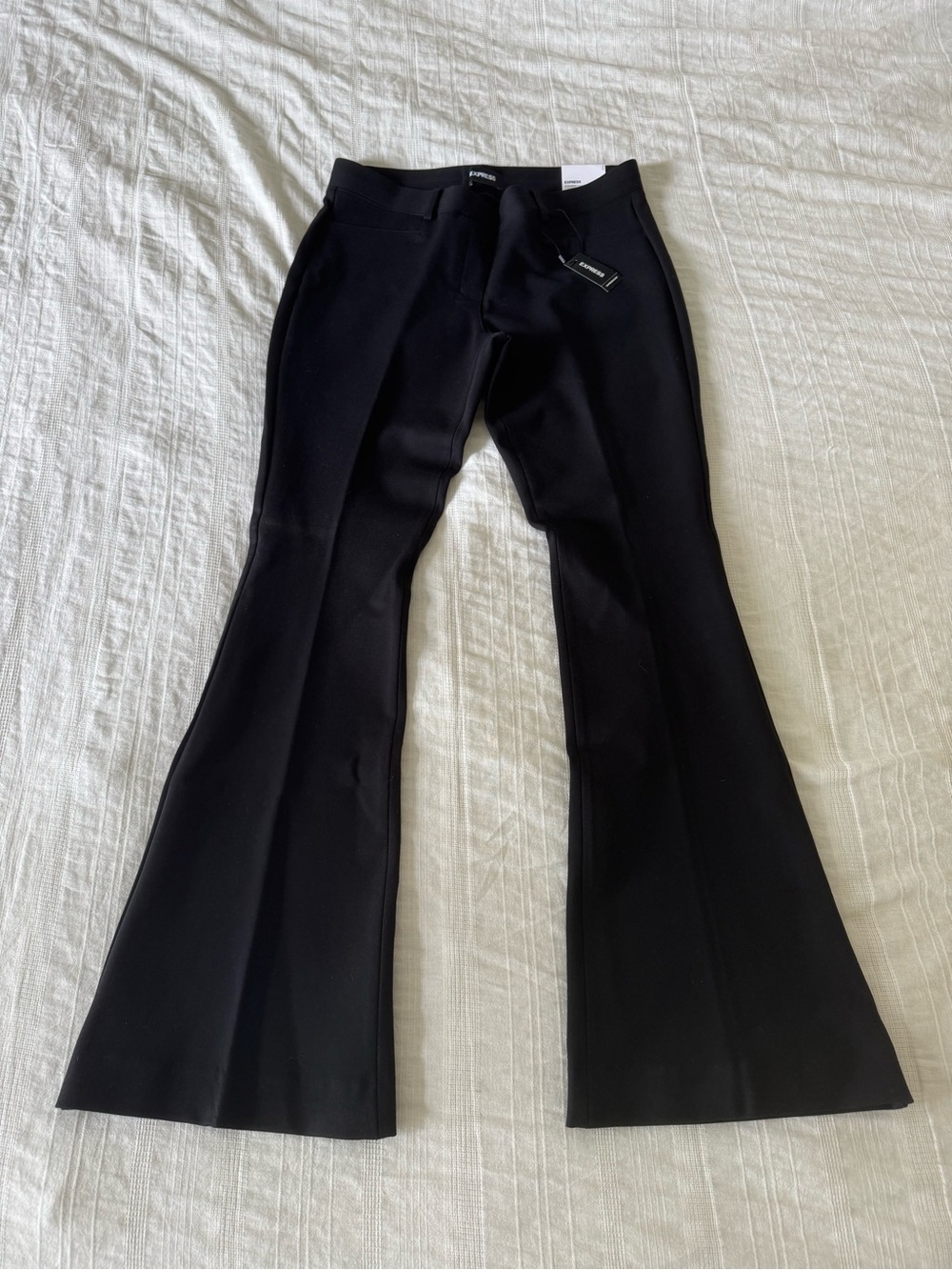 Express Black Flared Bootcut Pants